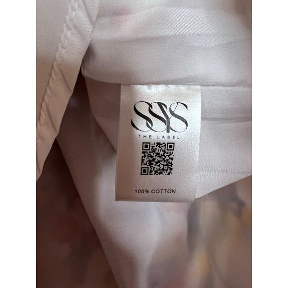 SSYS Top Size Small Multi Color Floral Print Ruffles - Picture 4 of 6